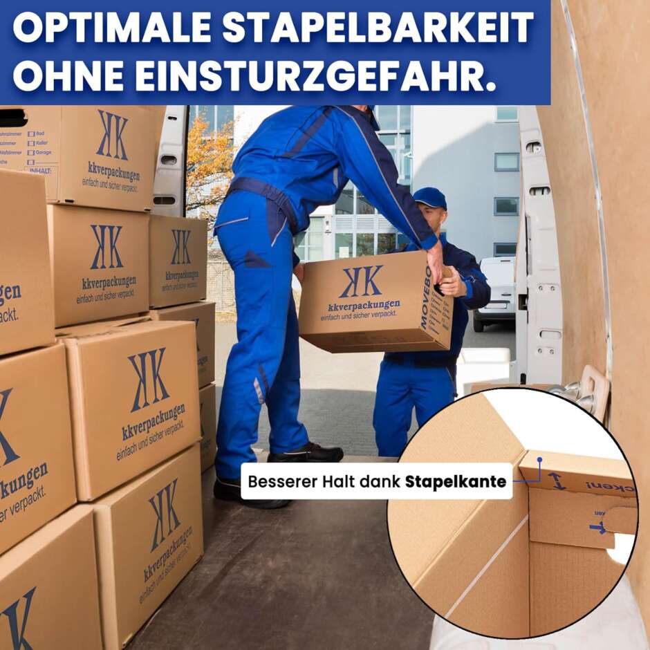 Umzugskartons Movebox 2-wellig doppelter Boden in Profi Qualität – Bild 5